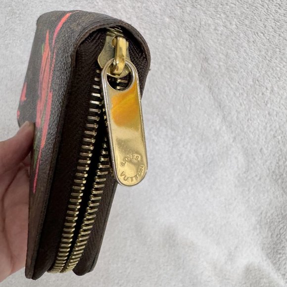 Louis Vuitton X Stephen Sprouse Monogram Roses Zippy Wallet - Picture 3 of 16